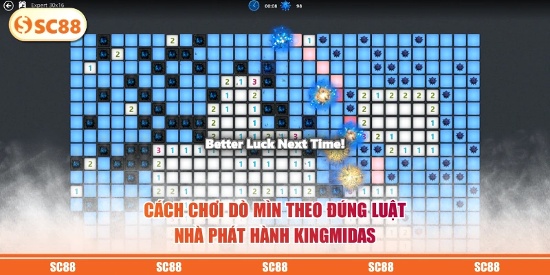 Cách chơi dò mìn theo đúng luật nhà phát hành KINGMIDAS