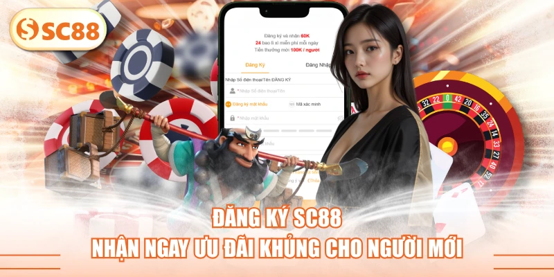 Đăng Ký SC88 - Nhận Ngay Ưu Đãi Khủng Cho Người Mới